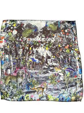 Penhaligon’s Pocket Square handkerchief Portrait’s Scent Library dopamine art